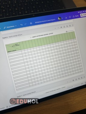 Sınıf Kitaplığı Kontrol Listesi