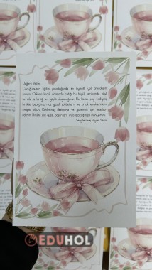 Veliye Hediyelik Kart Yazılı Şablon