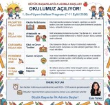2026/2027 1 sınıf Uyum Haftası Planı