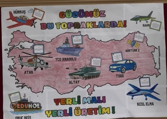 Yerli malı posteri- renksiz ( 20 tane a4)