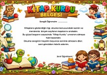 Kitap kurdu belgesi 1