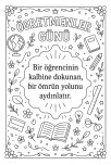 Öğretmenler günü boyama 2