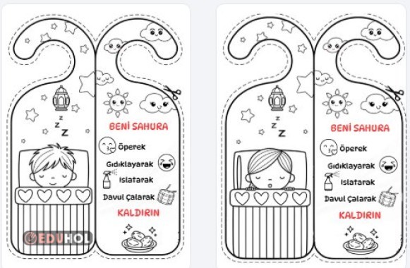 Sahura Kaldırın Kapı Süsü