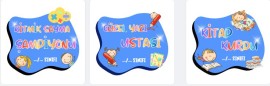 Rozetler (Ritmik Sayma,Kitap Kurdu,Güzel Yazı Ustası)
