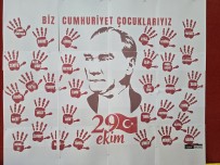 Biz Cumhuriyet Çocuklarıyız blokposter pano çalışması