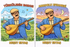 Halk Ozanımız Türkülerin Babası Neşet Ertaş ile ilgili hazırladığım farklı boyama sayfaları