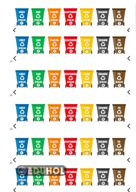 Geri dönüşüm deftere yapıştırma