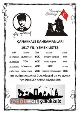 Çanakkale yemek listesi