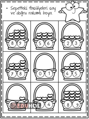 Kaç fasulye var say