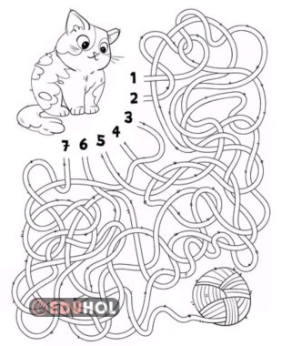 Kediyi yumağa ulaştır