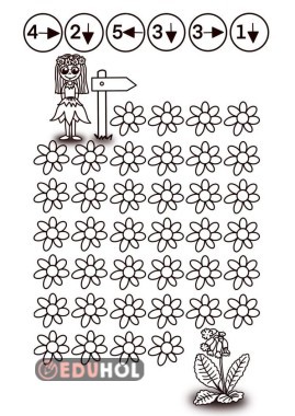 Kızı çiçeğe ulaştır