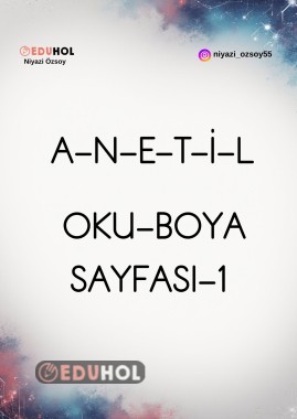 ANETİL OKU BOYA SAYFASI - 1