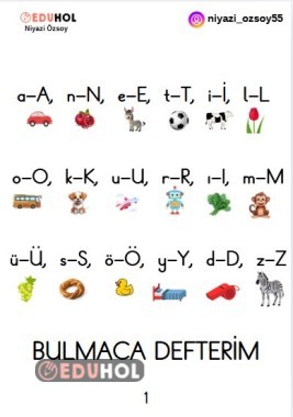 BULMACA DEFTERİ ( İLK 3 HARF GRUBU )