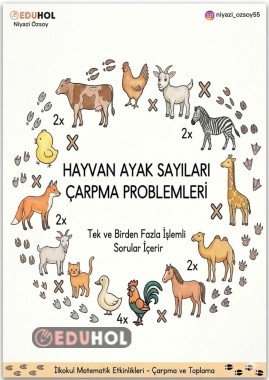 ÇARPMA PROBLEMLERİ (AYAK SAYISI)