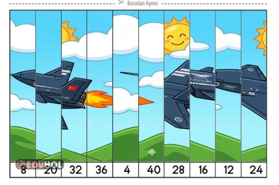 DÖRDER RİTMİK SAYMA KIZIL ELMA