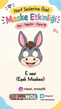 E SESİ EŞEK MASKESİ