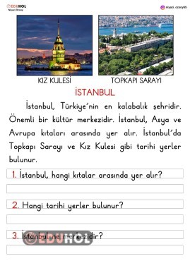 İSTANBUL OKUMA ANLAMA METNİ
