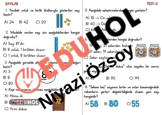 MATEMATİK TEST - 3