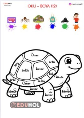 Ö SESİ OKU BOYA 12