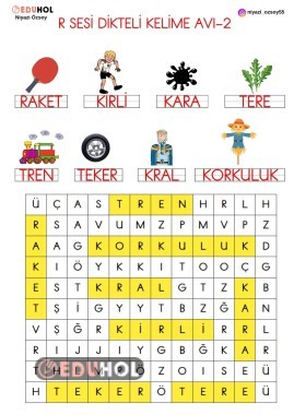 R Sesi Dikteli Kelime Avı 2