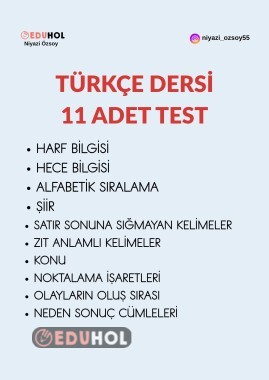 TÜRKÇE TESTLERİ