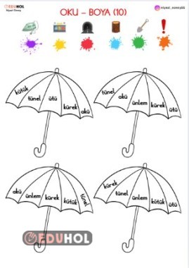 Ü SESİ OKU BOYA