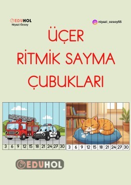 ÜÇER RİTMİK SAYMA ÇUBUKLARI