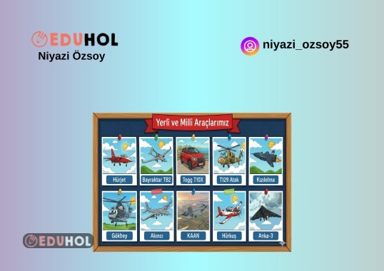 YERLİ VE MİLLİ ARAÇLARIMIZ A4 PANO