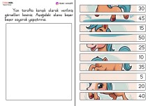 BEŞER RİTMİK SAYMA KES YAPIŞTIR