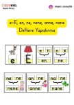 E SESİ DEFTERE YAPIŞTIRMA