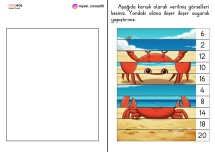 İKİŞER RİTMİK SAYMA KES YAPIŞTIR