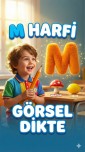 M SESİ GÖRSEL DİKTE-1 (CEVAP ANAHTARLI)