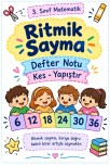 RİTMİK SAYMA KES YAPIŞTIR DEFTER NOTU