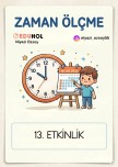 ZAMANI ÖLÇME 13. ETKİNLİK