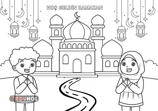 RAMAZAN AYI BOYAMA SAYFASI