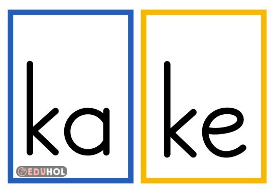 ka ke heceleri pano görseli