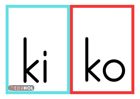 ki ko heceleri pano görseli