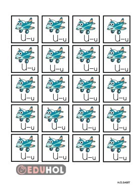 U SESİ DEFTERE YAPIŞTIRMA