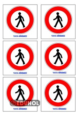 YAYA GİREMEZ DEFTERE YAPIŞTIRMA ETKİNLİĞİ