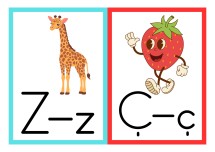 Z VE Ç SESLERİ PANO GÖRSELİ