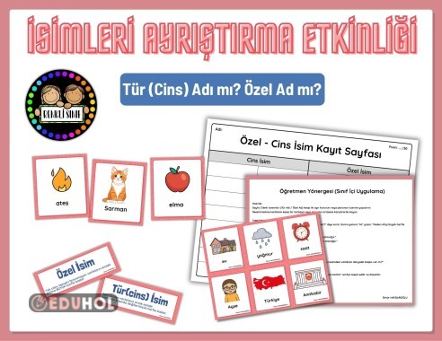 İsimleri Ayrıştırma Etkinliği