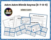 Ritmik Sayma Görev Kartı (6-7-8-9)