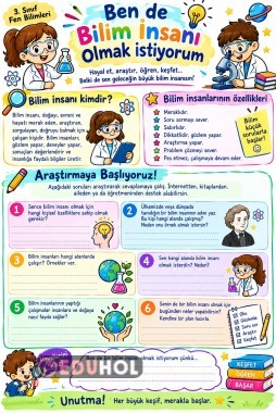 ben de bilim insanı olmak istiyorum