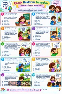 çocuk hakları fikirlerimizi eyleme dönüştürelim