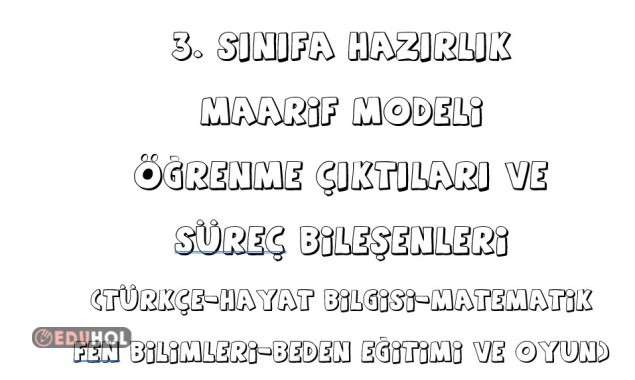 Beden eğitimi ve oyun öğrenme çıktıları (3. sınıfa hazırlık)