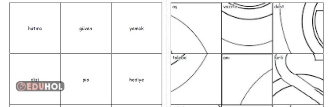 Eş Anlamlı Kelimeler Yapboz