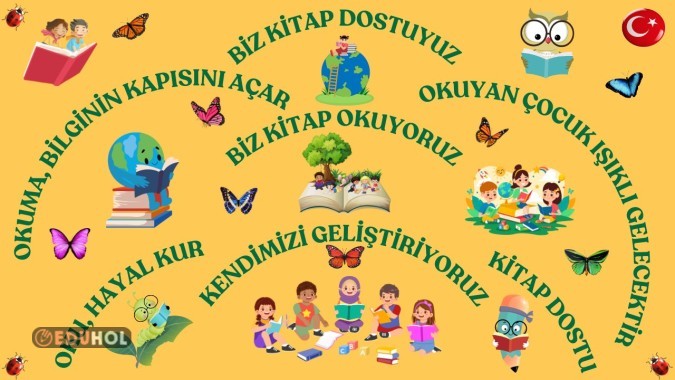 Okuma ile ilgili afiş.