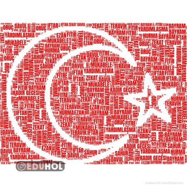 Ramazan ayı kelimeleryle etkinlik