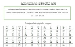 Akrabalar Sözcük Avı