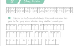 RAMAZAN AYI İLE İLGİLİ SÖZLERDEN OLUŞAN ŞİFRE BULMA ETKİNLİĞİ